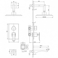 Lemark Душевая система Contest LM5822CW – фотография-2